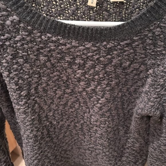 Moth woman's grey and dark grey cool sweater - Picture 3 of 10
